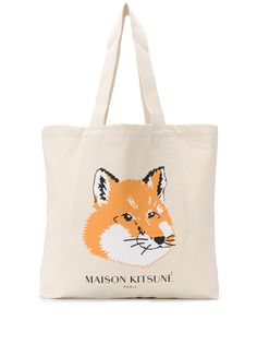 Maison Kitsuné сумка-тоут с принтом