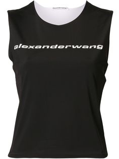 T By Alexander Wang двусторонний приталенный топ