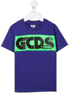 Gcds Kids футболка с логотипом Crew