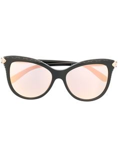 Bvlgari солнцезащитные очки в оправе кошачий глаз с затемненными линзами