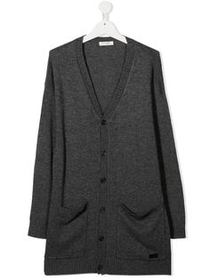 Paolo Pecora Kids удлиненный кардиган