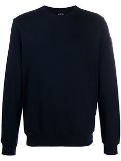 Paul & Shark толстовка с нашивкой-логотипом и круглым вырезом Paul&Shark