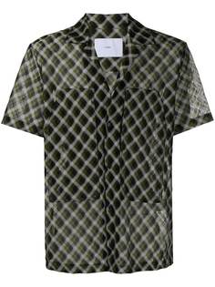 Goodfight рубашка с геометричным принтом и короткими рукавами