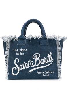 Mc2 Saint Barth джинсовая пляжная сумка с логотипом