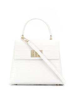 Furla сумка-тоут с тиснением под кожу крокодила