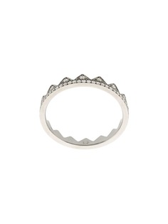 Eva Fehren кольцо Crown из черного золота с бриллиантами