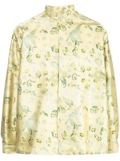 Martine Rose рубашка с цветочным узором