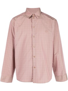 Martine Rose клетчатая рубашка с длинными рукавами
