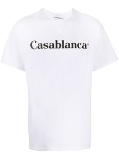 Casablanca футболка с логотипом