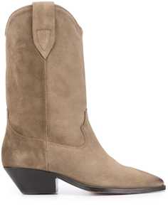 Isabel Marant фактурные сапоги Duerto