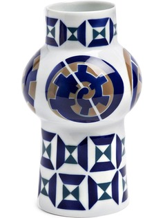 Sargadelos ваза с геометричным узором (190 мм)