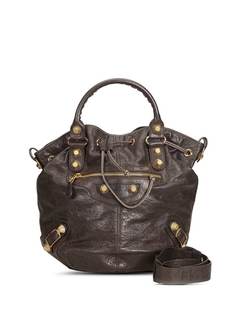 Balenciaga Pre-Owned сумка-тоут с кулиской и заклепками