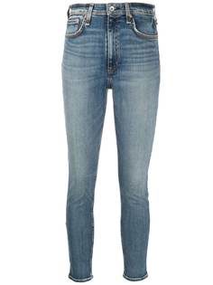 Rag & Bone джинсы скинни с завышенной талией
