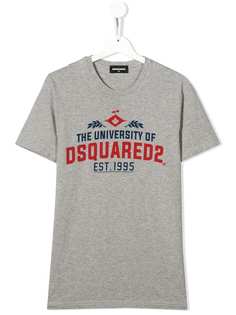 Dsquared2 Kids футболка с принтом University