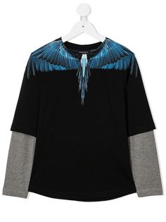 Marcelo Burlon County Of Milan Kids футболка с принтом Wings