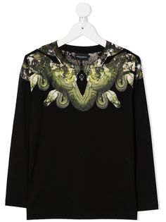 Marcelo Burlon County Of Milan Kids футболка с длинными рукавами и принтом Snake