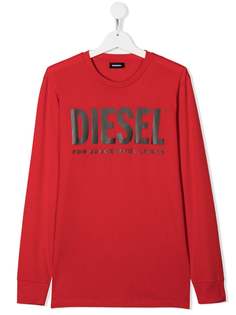 Diesel Kids футболка с логотипом