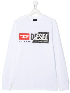 Diesel Kids футболка с логотипом