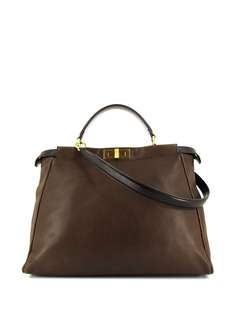 Fendi Pre-Owned большая сумка-тоут Peekaboo