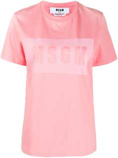 MSGM футболка с логотипом
