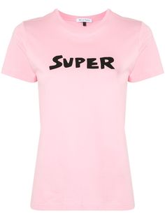 Bella Freud футболка с надписью Super