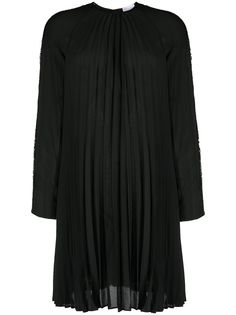 RED Valentino плиссированное платье-трапеция