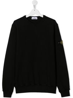 Stone Island Junior джемпер с нашивкой-логотипом