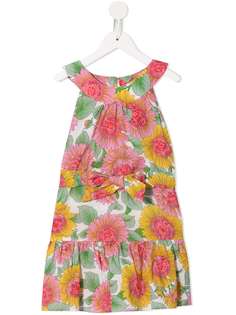 Little Bambah платье миди с принтом Sunflower