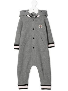 Moncler Enfant ромпер с капюшоном