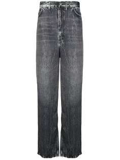 Balenciaga удлиненные джинсы свободного кроя