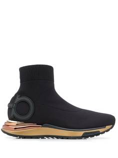 Salvatore Ferragamo высокие кроссовки Gardena