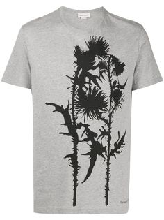 Alexander McQueen футболка с графичным принтом