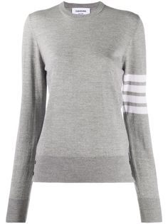 Thom Browne джемпер с полосками 4-Bar