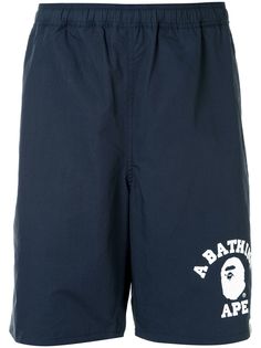 A BATHING APE® спортивные шорты с логотипом Bape