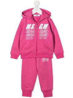 Msgm Kids спортивный костюм с логотипом