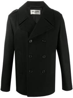 Saint Laurent бушлат с боковыми карманами