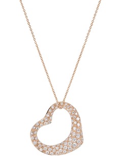 Tiffany & Co. Pre-Owned колье Elsa Peretti из розового золота с бриллиантами