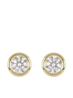 Tiffany & Co. Pre-Owned золотые серьги-гвоздики Elsa Peretti с бриллиантами