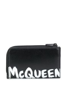 Alexander McQueen картхолдер с логотипом Graffiti