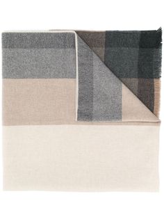 Brunello Cucinelli клетчатый шарф