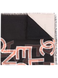 Chanel Pre-Owned кашемировый шарф с логотипом
