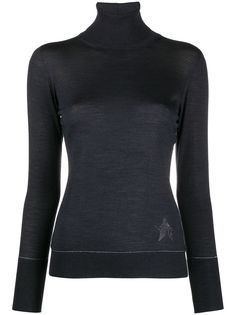 Lorena Antoniazzi декорированный джемпер с высоким воротником