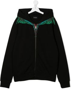 Marcelo Burlon County Of Milan Kids толстовка на молнии с капюшоном и принтом