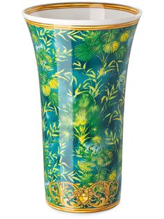 Versace Home фарфоровая ваза Versace с принтом Jungle Rosenthal