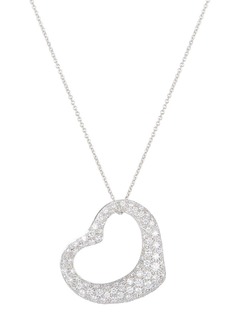 Tiffany & Co. Pre-Owned колье Elsa Peretti из белого золота с бриллиантами