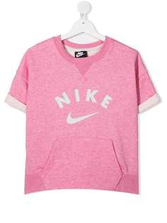 Nike Kids футболка с карманом-муфтой