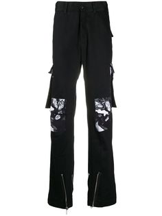 424 брюки с принтом из коллаборации с Wu Tang