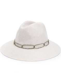 Brunello Cucinelli шляпа-федора с бисером