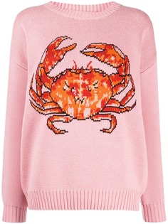 Casablanca свитер Crab вязки интарсия