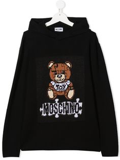 Moschino Kids худи с логотипом